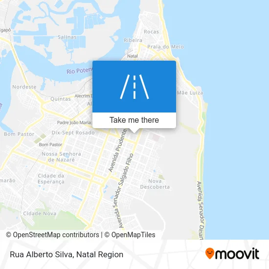 Rua Alberto Silva map