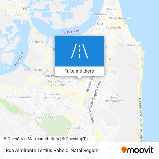 Mapa Rua Almirante Tértius Rabelo