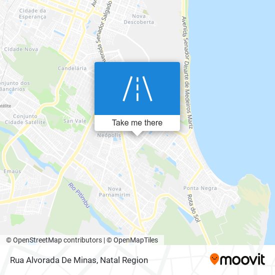 Rua Alvorada De Minas map