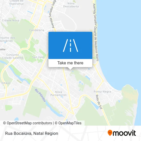 Rua Bocaiúva map
