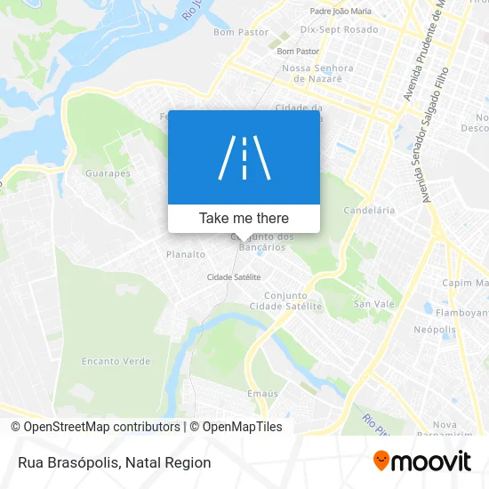 Rua Brasópolis map