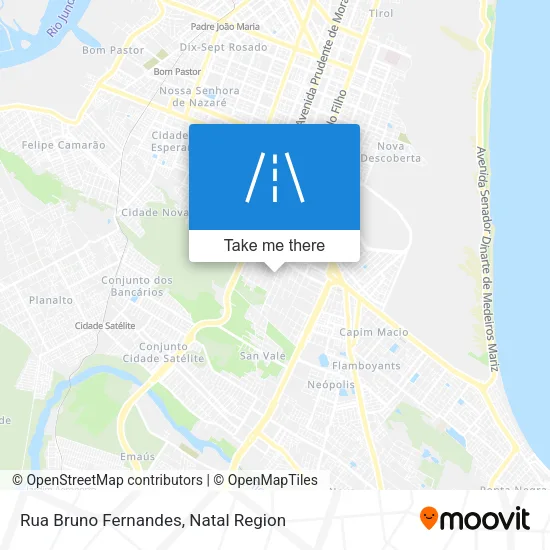Rua Bruno Fernandes map