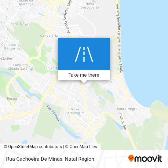 Rua Cachoeira De Minas map