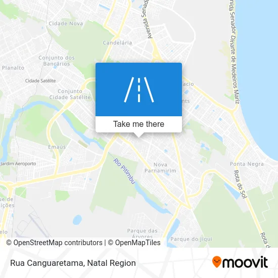 Rua Canguaretama map