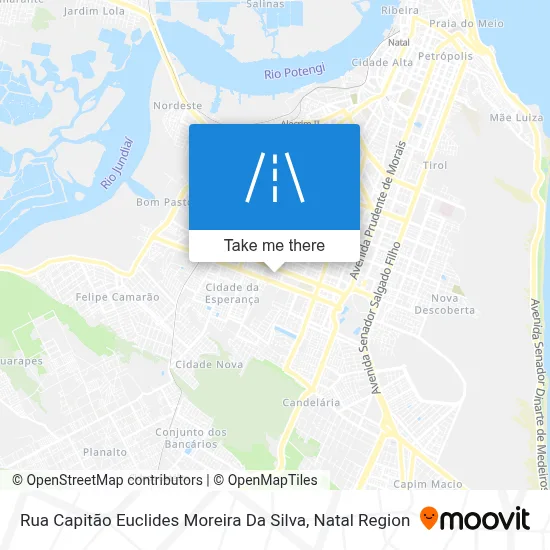 Rua Capitão Euclides Moreira Da Silva map