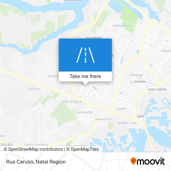Rua Caruso map