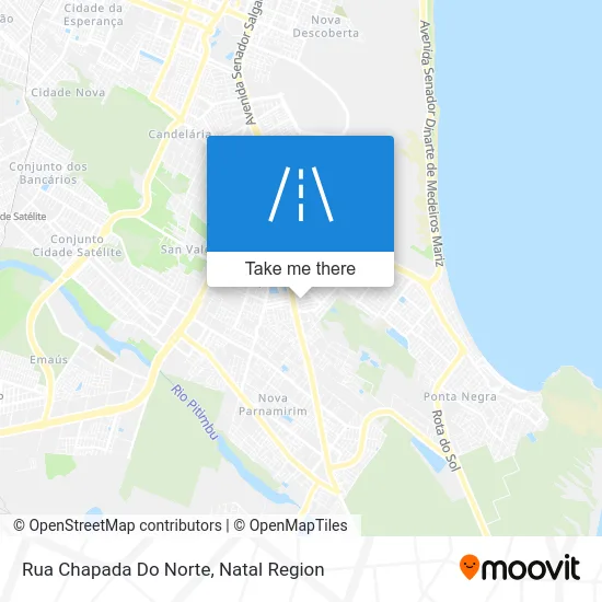Rua Chapada Do Norte map