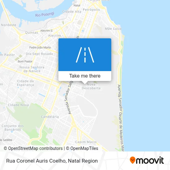 Rua Coronel Auris Coelho map