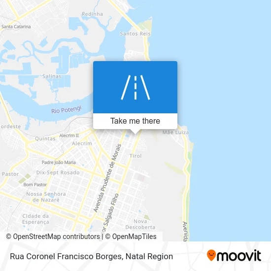 Rua Coronel Francisco Borges map