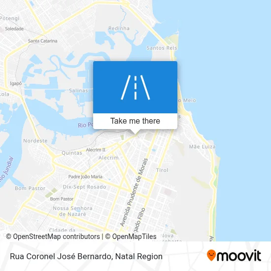 Rua Coronel José Bernardo map