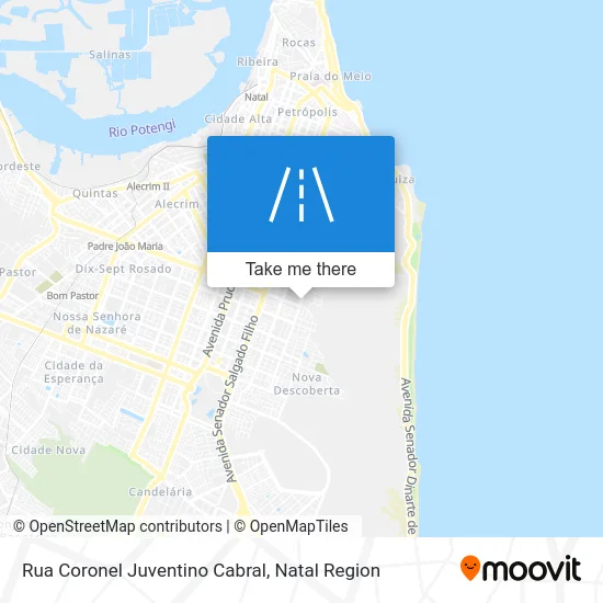 Rua Coronel Juventino Cabral map