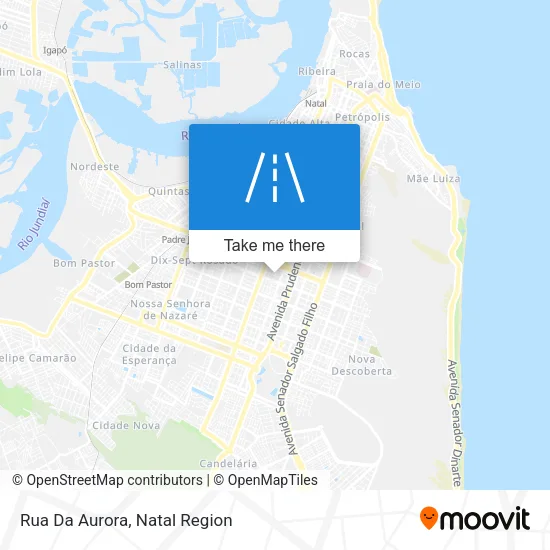 Rua Da Aurora map