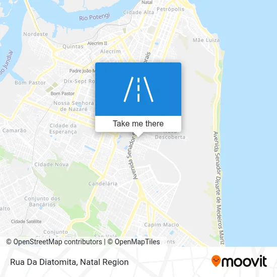 Rua Da Diatomita map