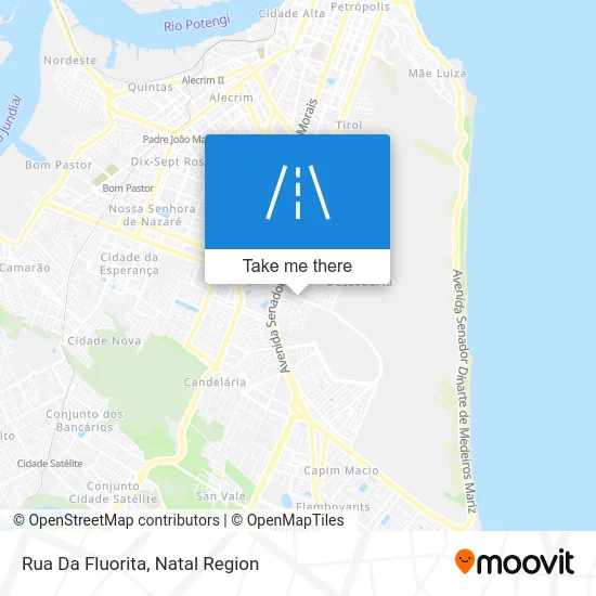 Rua Da Fluorita map