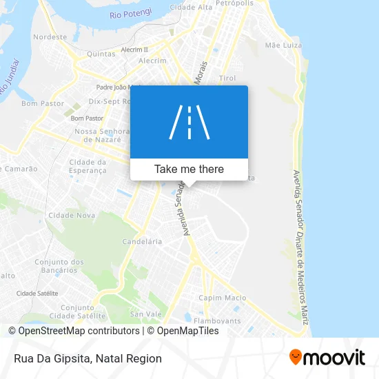 Rua Da Gipsita map