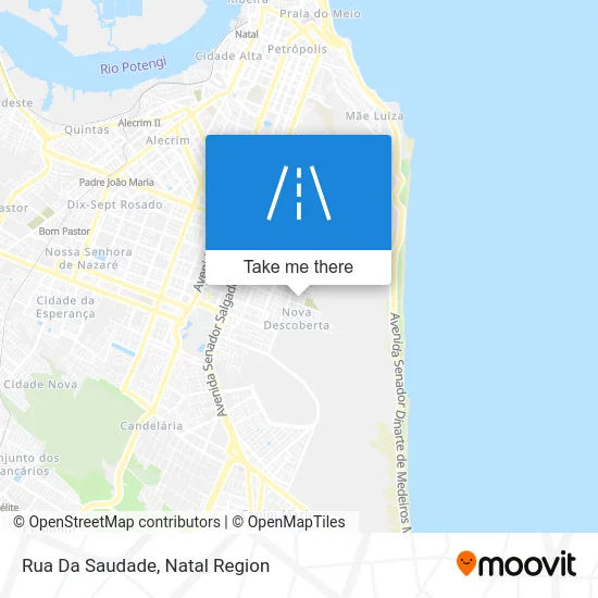 Rua Da Saudade map