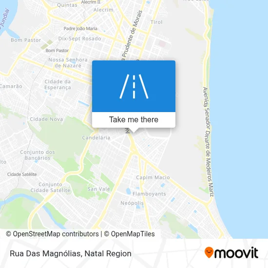 Rua Das Magnólias map