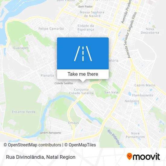 Rua Divinolândia map