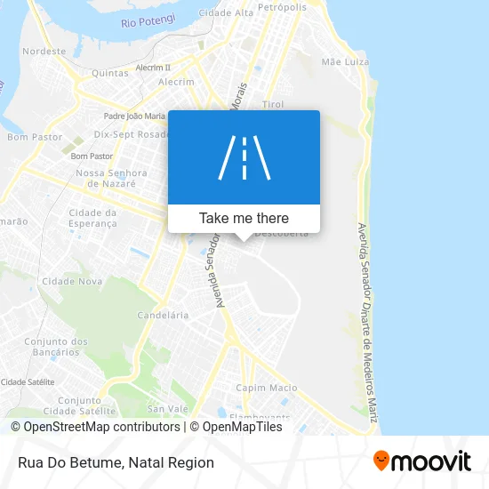 Rua Do Betume map