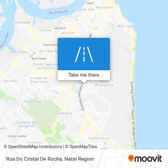 Rua Do Cristal De Rocha map