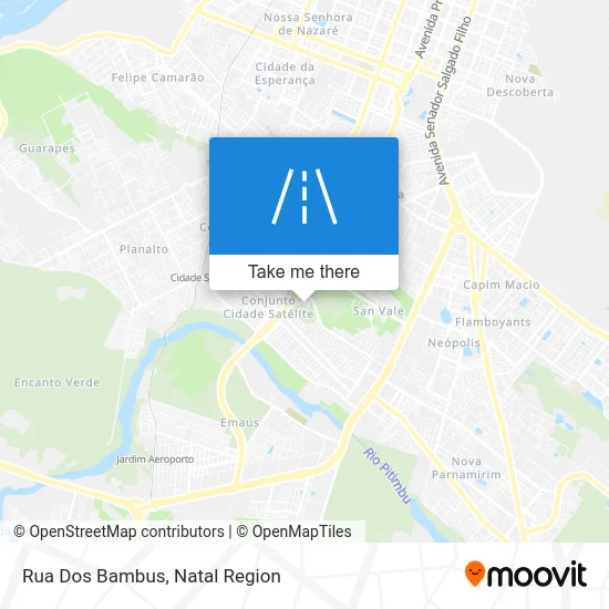 Rua Dos Bambus map