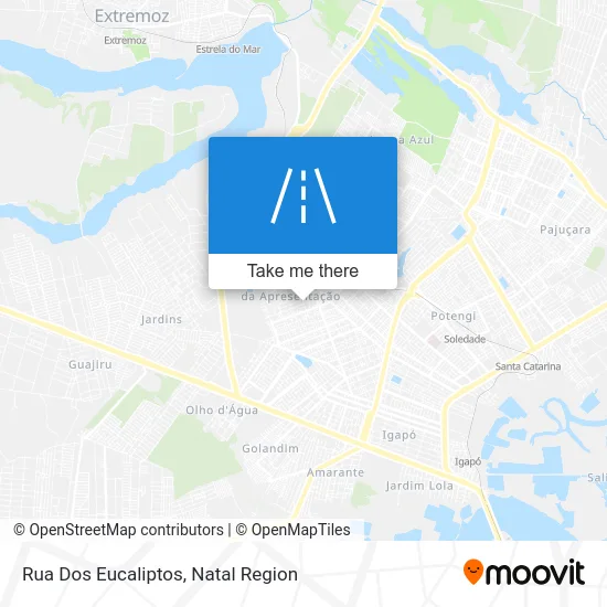 Rua Dos Eucaliptos map