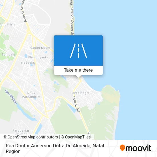 Rua Doutor Anderson Dutra De Almeida map