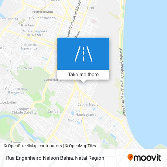 Mapa Rua Engenheiro Nelson Bahia