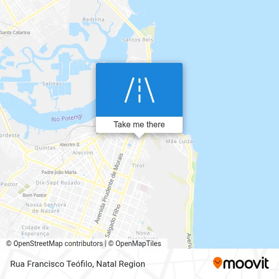 Rua Francisco Teófilo map