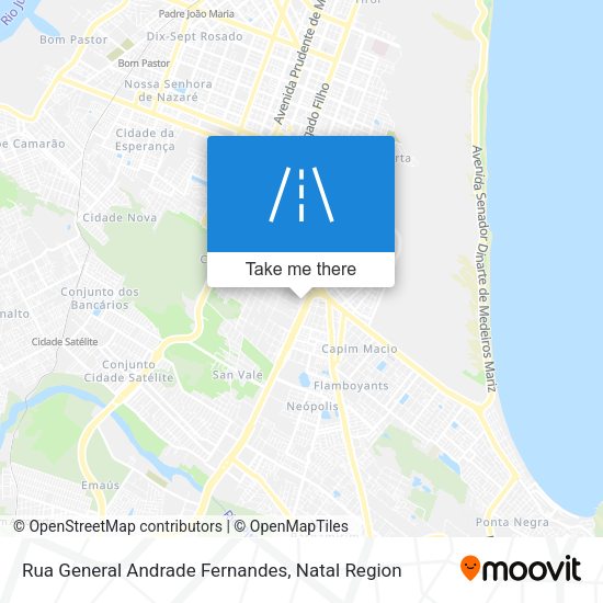 Rua General Andrade Fernandes map