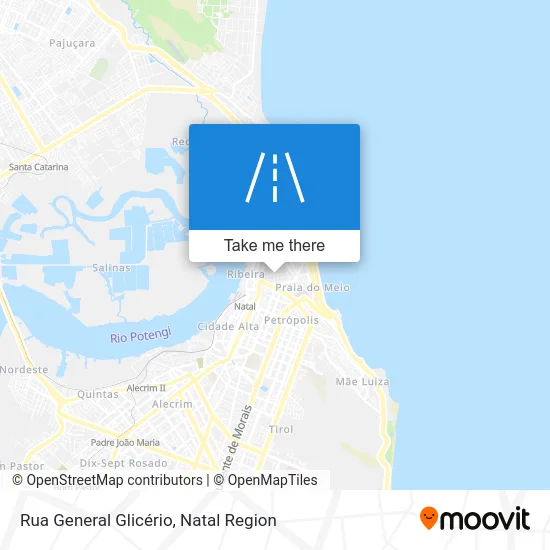 Rua General Glicério map