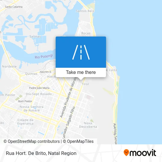 Rua Hort. De Brito map