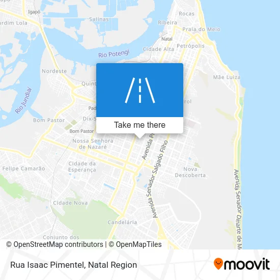 Rua Isaac Pimentel map