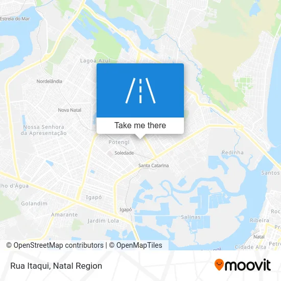 Rua Itaqui map