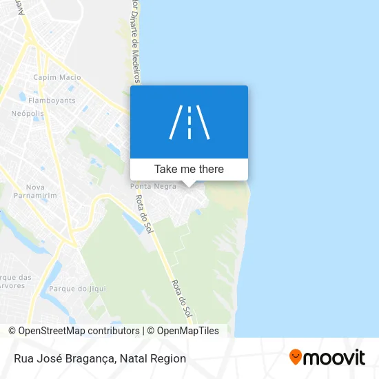 Rua José Bragança map