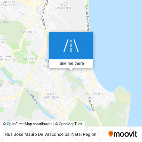 Rua José Mauro De Vasconcelos map