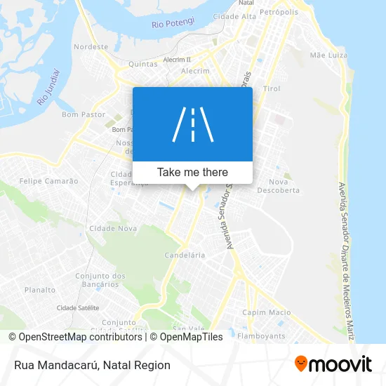 Rua Mandacarú map