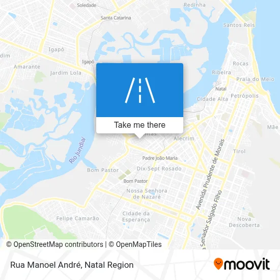 Rua Manoel André map