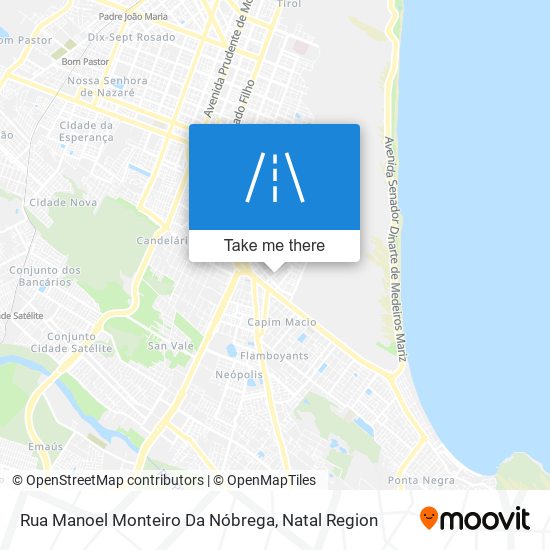 Mapa Rua Manoel Monteiro Da Nóbrega