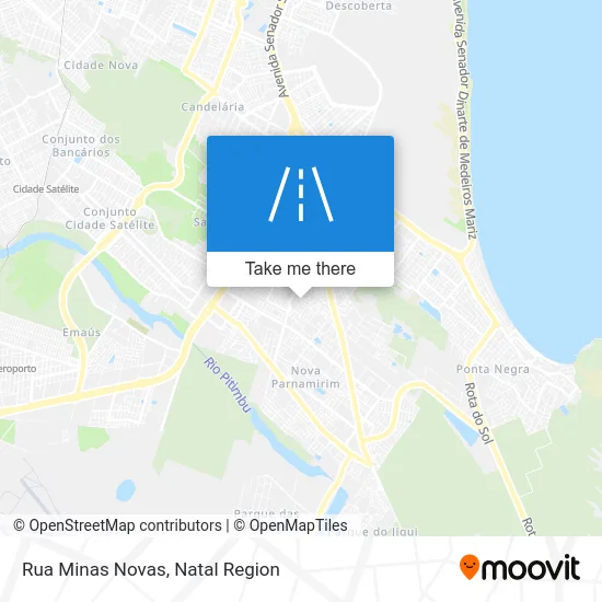 Rua Minas Novas map