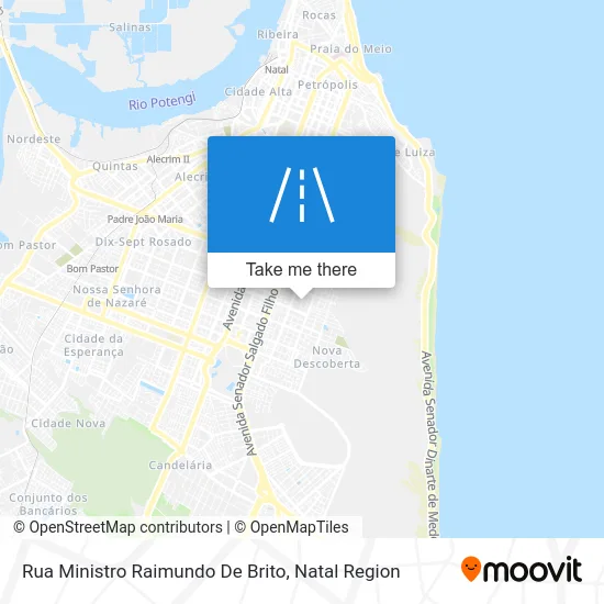 Rua Ministro Raimundo De Brito map
