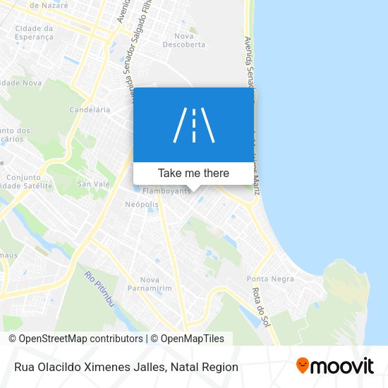 Rua Olacildo Ximenes Jalles map