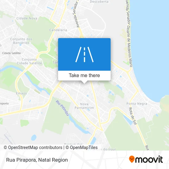 Rua Pirapora map