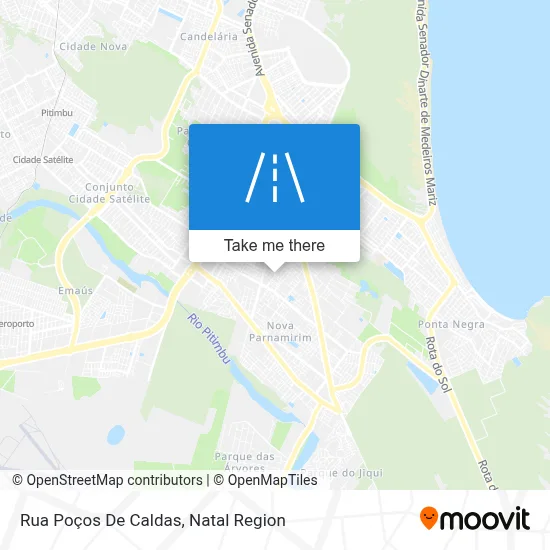 Rua Poços De Caldas map