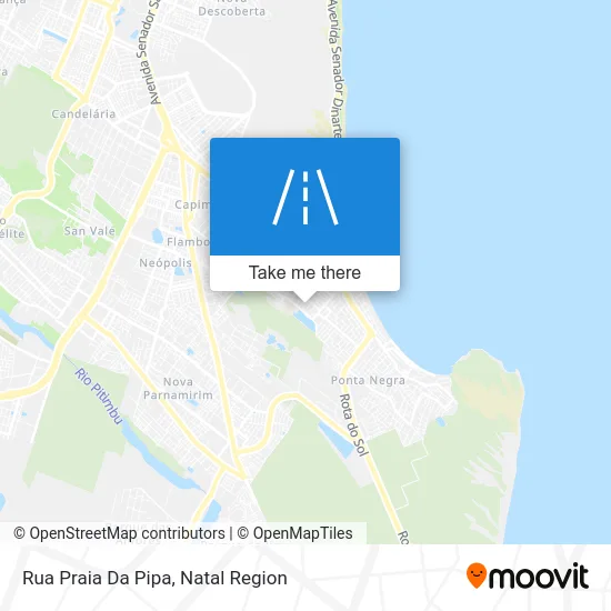 Rua Praia Da Pipa map