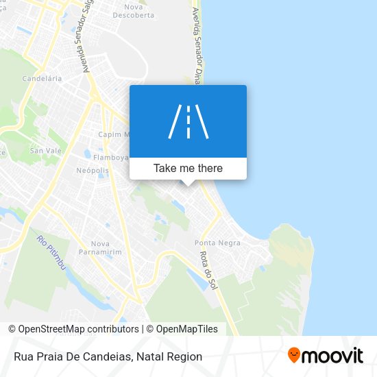 Rua Praia De Candeias map