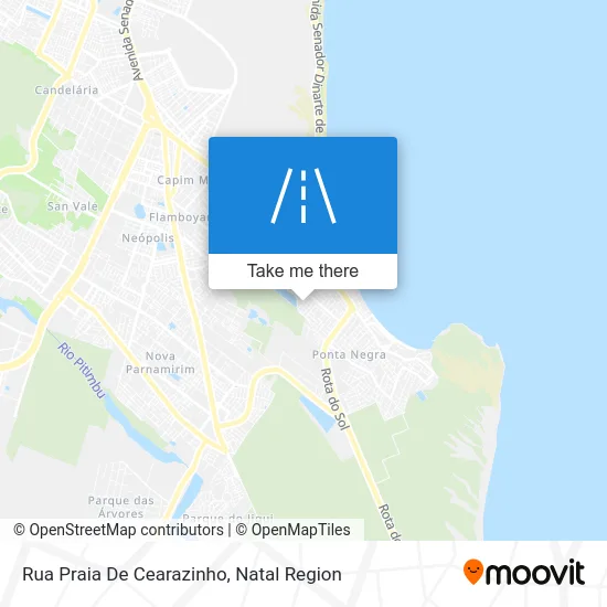 Rua Praia De Cearazinho map