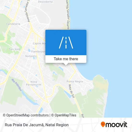 Rua Praia De Jacumã map