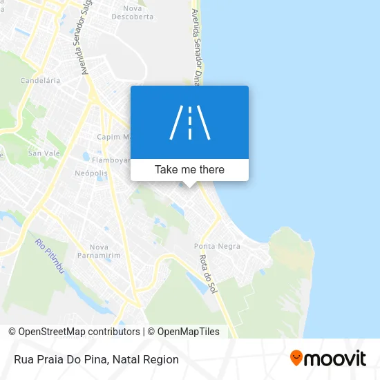 Rua Praia Do Pina map
