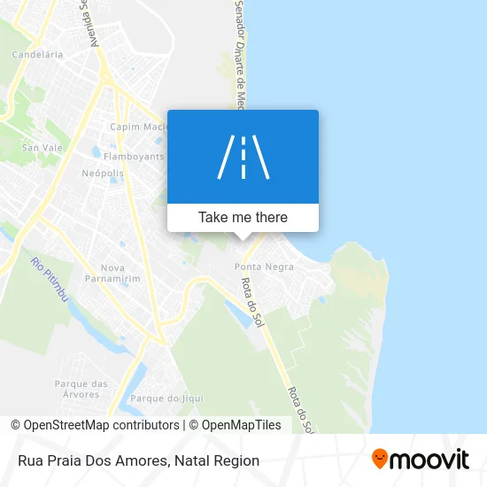 Rua Praia Dos Amores map